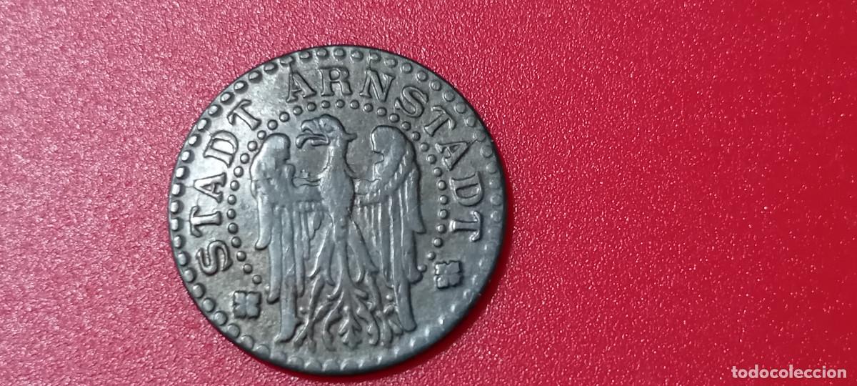 Monedas antiguas de Europa: ARNSTADT , ALEMANIA,NOTGELD, 10 PFG, HIERRO, SIN FECHA, MONEDA DE NECESIDAD