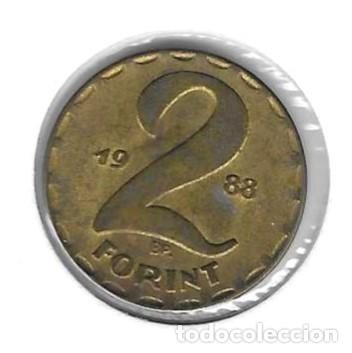 Monedas antiguas de Europa: Moneda Circulada Hungr&iacute;a. 2 Forint 1988. ref. 4-hung2fo88