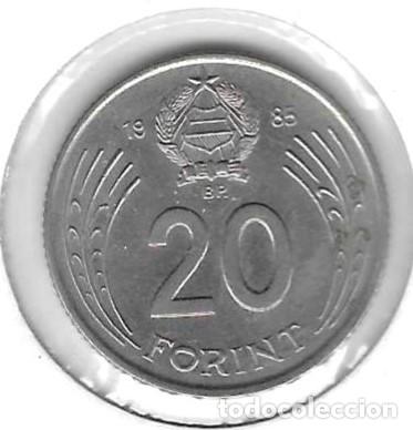 Monedas antiguas de Europa: Moneda Circulada Hungr&iacute;a. 20 Forint 1985. ref. 4-hung20f85
