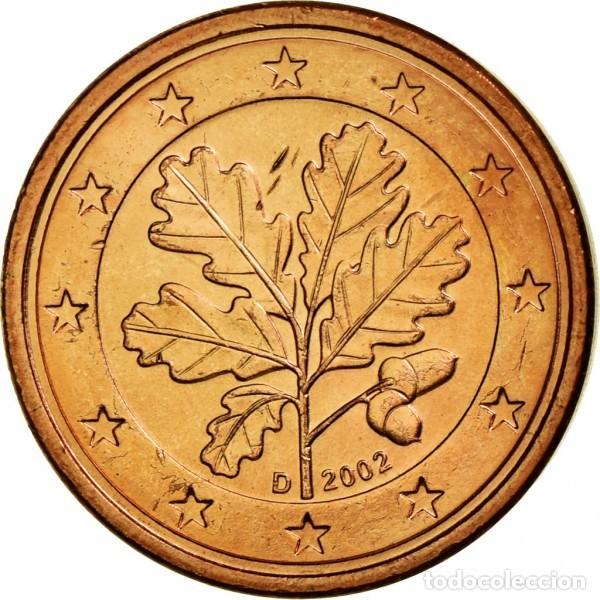 Monedas antiguas de Europa: 1 centimo de Alemania 2002 D