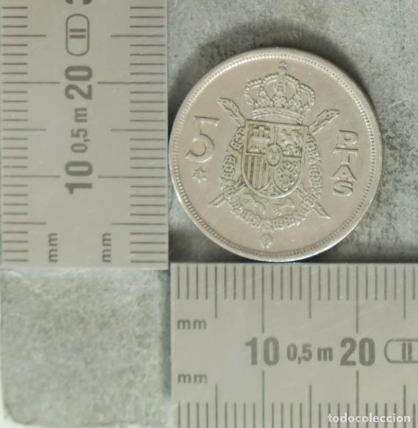 Monedas antiguas de Europa: Moneda. 5 Pesetas - Espa&ntilde;a - Juan Carlos I 1975