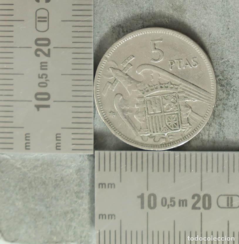 Monedas antiguas de Europa: Moneda. 5 Pesetas - Espa&ntilde;a - Francisco Franco 1957