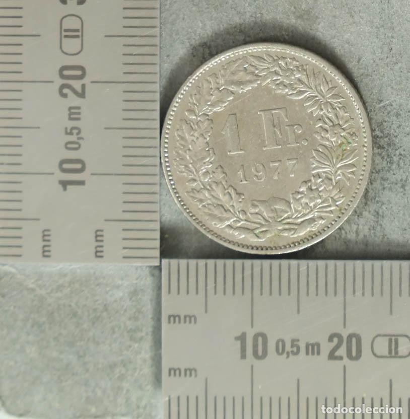 Monedas antiguas de Europa: Moneda. 1 Franco - Suiza - Berna 1977