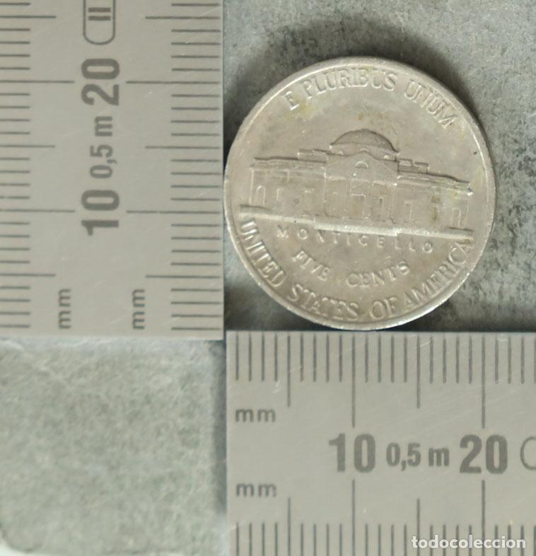 Monedas antiguas de Europa: Moneda. 5 Cents - USA - Monticello Jefferson Nickel 1988