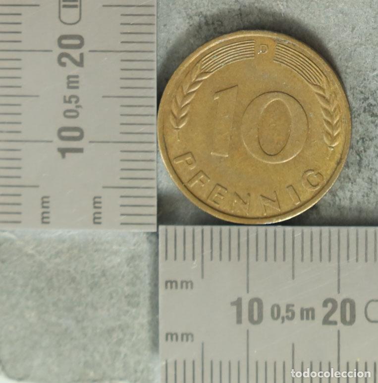 Monedas antiguas de Europa: Moneda. 10 Pfennig - Alemania Occidental 1969