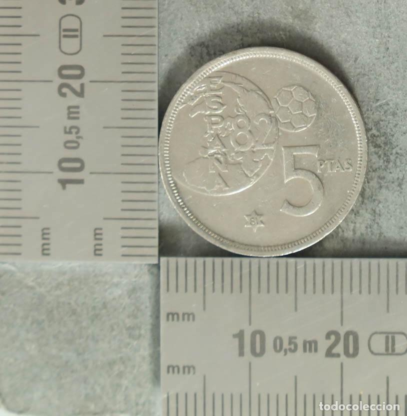 Monedas antiguas de Europa: Moneda. 5 Pesetas - Espa&ntilde;a - Juan Carlos I - Mundial de F&uacute;tbol Espa&ntilde;a 82 1980