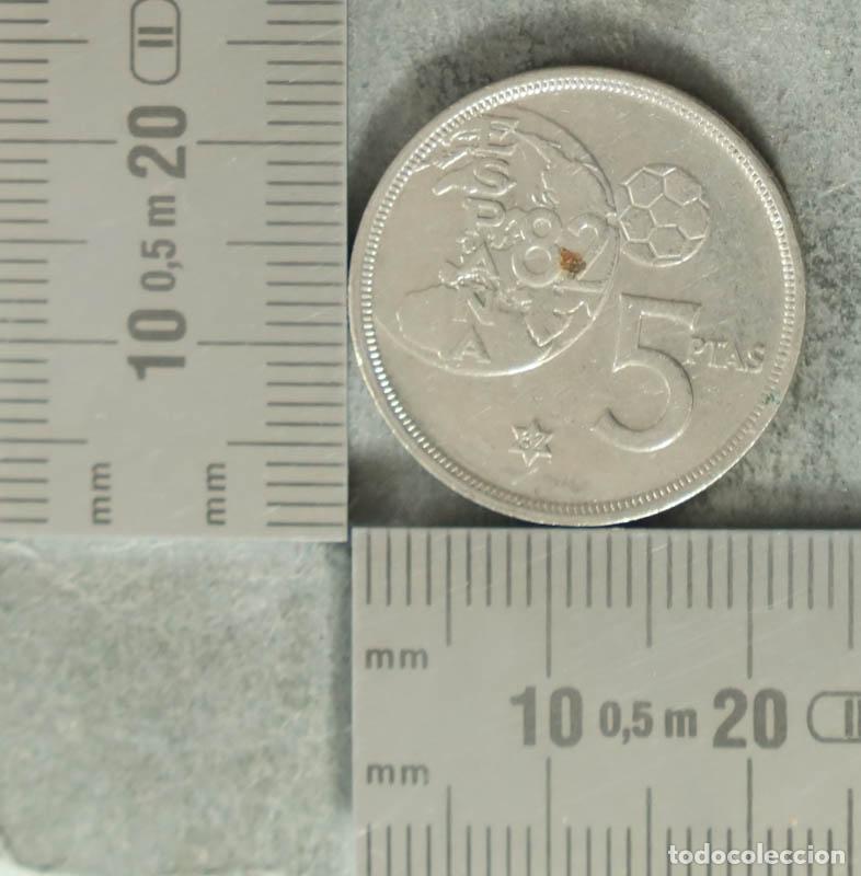 Old Coins of Europe: Moneda. 5 Pesetas - Espa&ntilde;a - Juan Carlos I - Mundial Espa&ntilde;a 82 1980