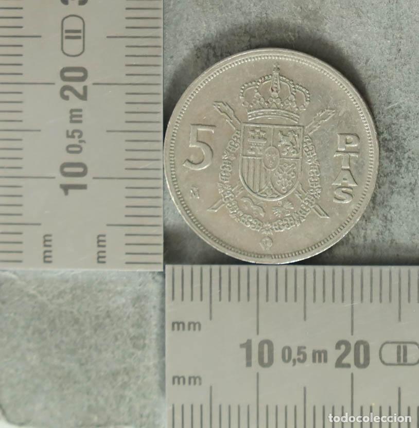 Old Coins of Europe: Moneda. 5 Pesetas - Espa&ntilde;a - Juan Carlos I - Plus Ultra 1983