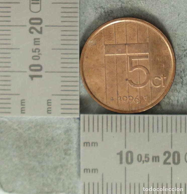 Alte M&uuml;nzen aus Europa: Moneda. 5 Cents - Pa&iacute;ses Bajos - Reina Beatriz 1996