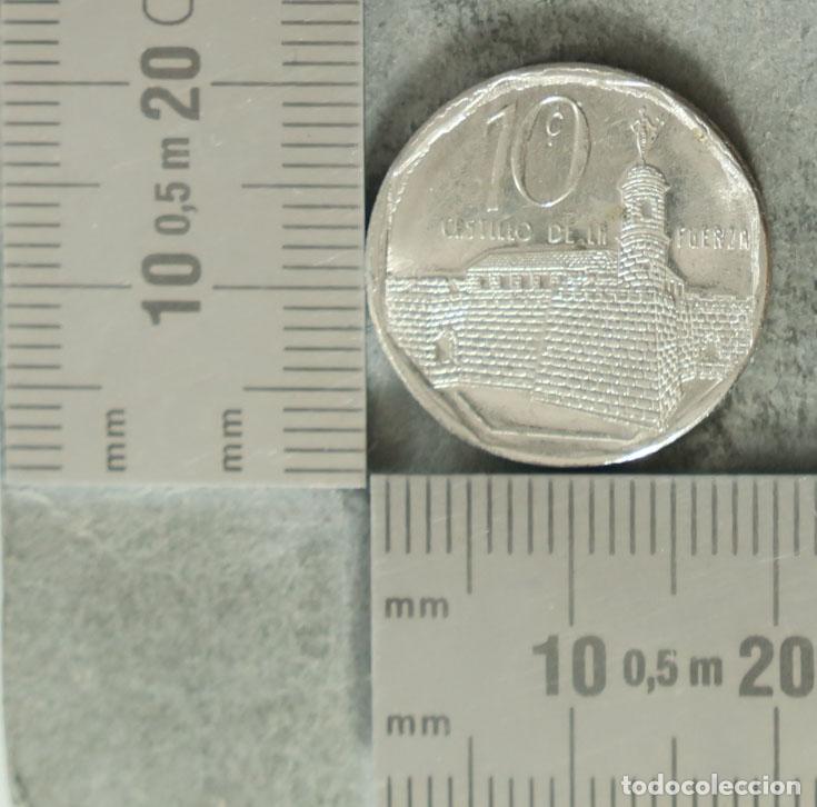 Alte M&uuml;nzen aus Europa: Moneda. 10 Centavos - Cuba - Castillo de la Fuerza 1999