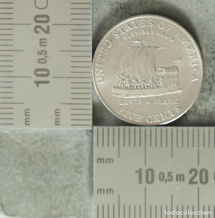 Alte M&uuml;nzen aus Europa: Moneda. 5 Cents - USA - Westward Journey - Keelboat 2004