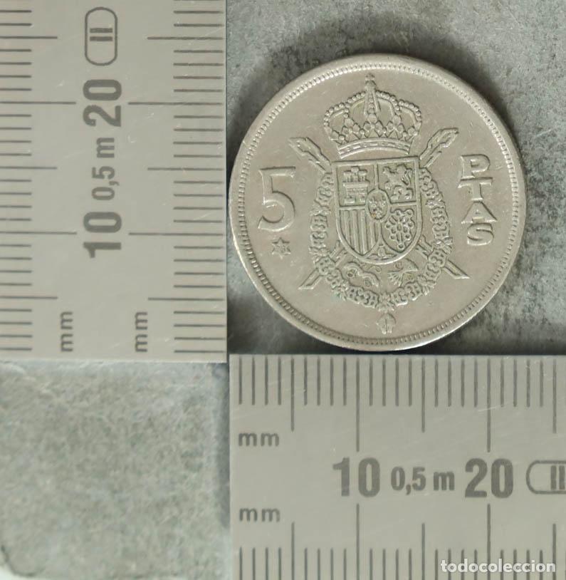 Monnaies anciennes de Europe: Moneda. 5 Pesetas - Espa&ntilde;a - Juan Carlos I 1975