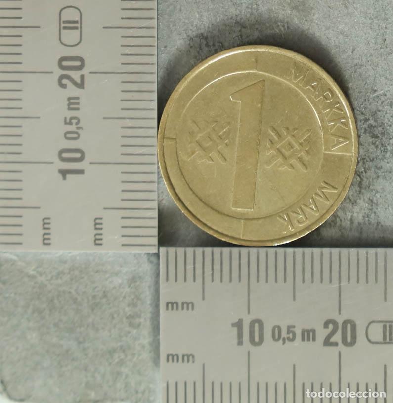 Monnaies anciennes de Europe: Moneda. 1 Markka - Finlandia 1993
