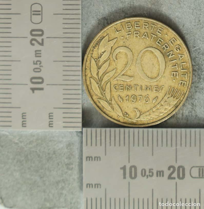 Monnaies anciennes de Europe: Moneda. 20 Centimes - Francia - La Semeuse 1976