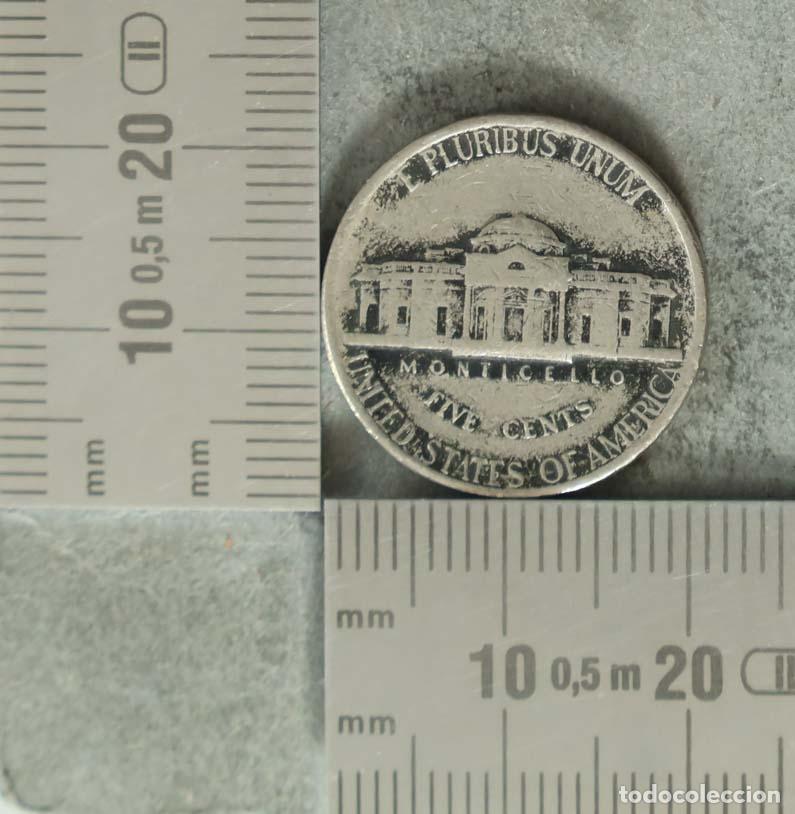 Monedas antiguas de Europa: Moneda. 5 Cents Jefferson Nickel - USA - Monticello 1978