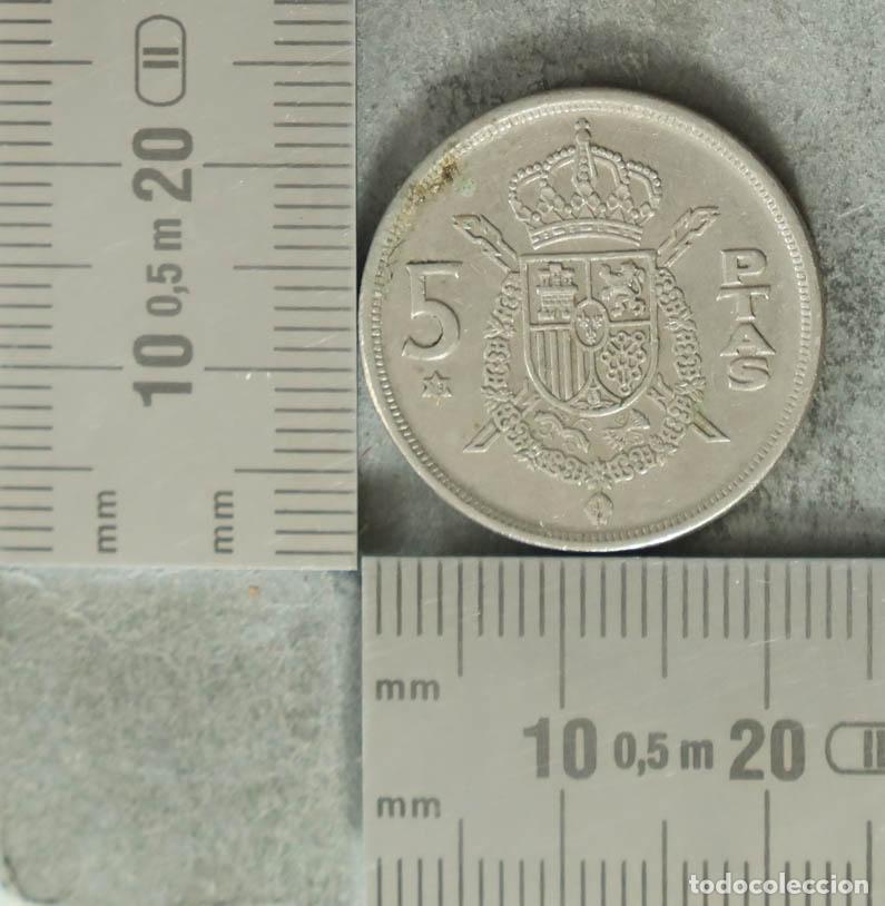 Monedas antiguas de Europa: Moneda. 5 Pesetas - Espa&ntilde;a - Juan Carlos I 1975