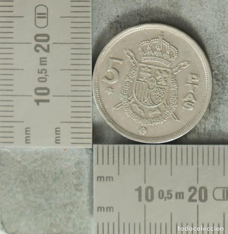 Monedas antiguas de Europa: Moneda. 5 Pesetas - Espa&ntilde;a - Juan Carlos I 1975
