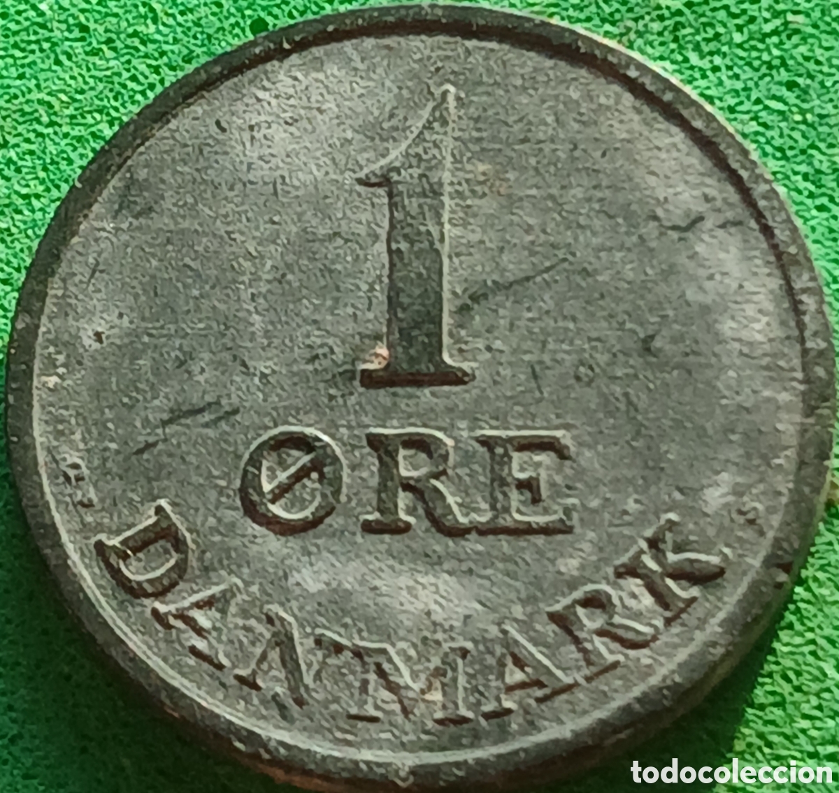 Monedas antiguas de Europa: Dinamarca 1 ore 1956 km#839
