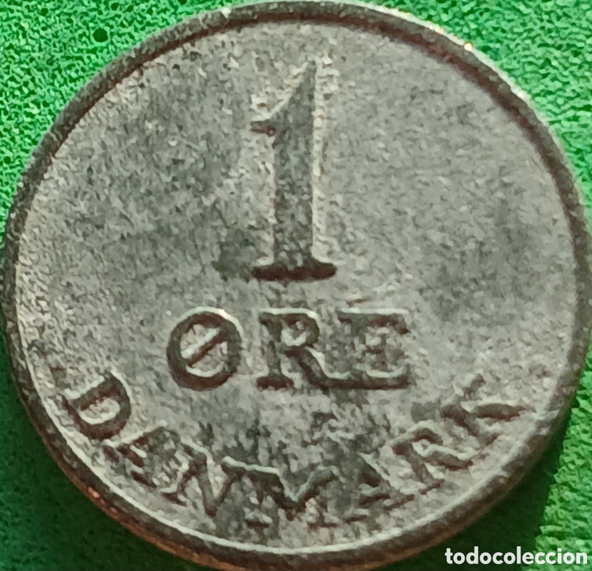 Monedas antiguas de Europa: Dinamarca 1 ore 1955 km#839