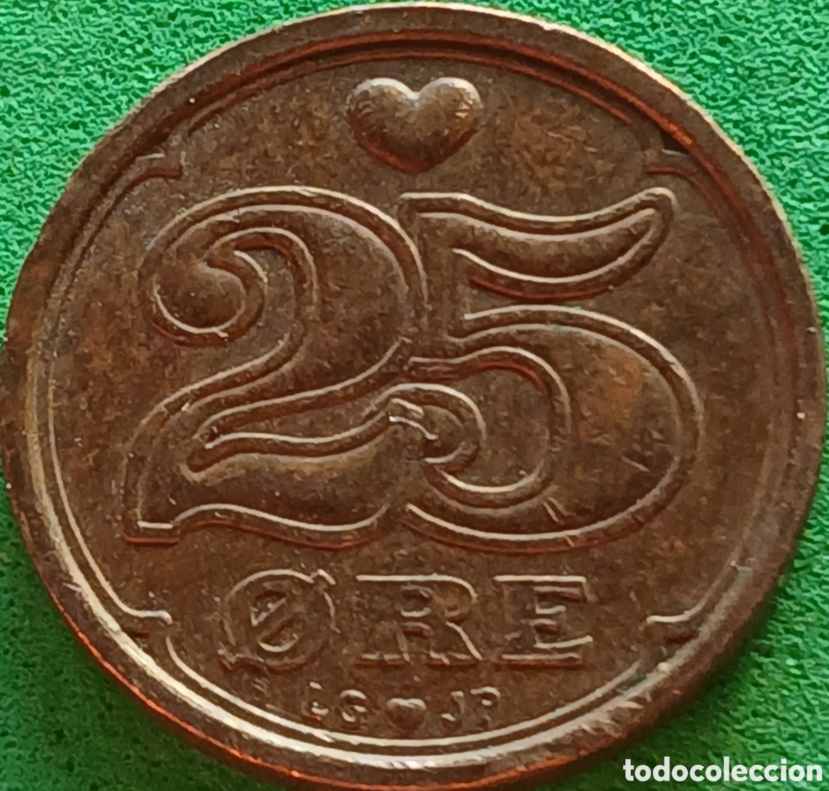 Monedas antiguas de Europa: Dinamarca 25 ore 1996 km#868