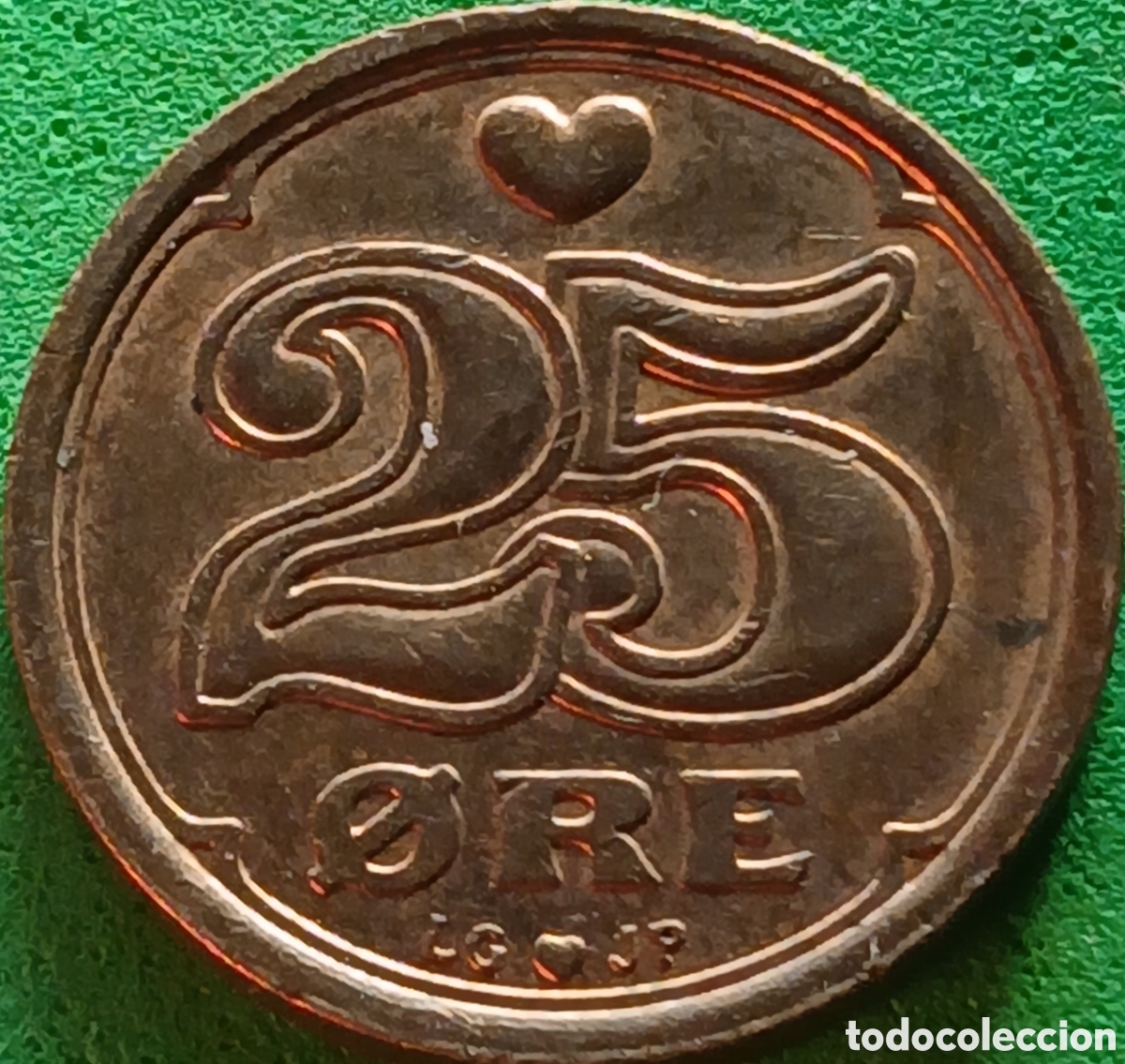 Monedas antiguas de Europa: Dinamarca 25 ore 1991 km#868