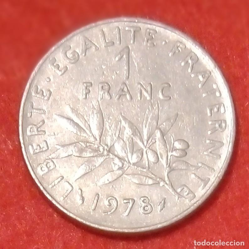 Monedas antiguas de Europa: MONEDA DE FRANCIA 1978 - 1 FRANCO - N&Iacute;QUEL