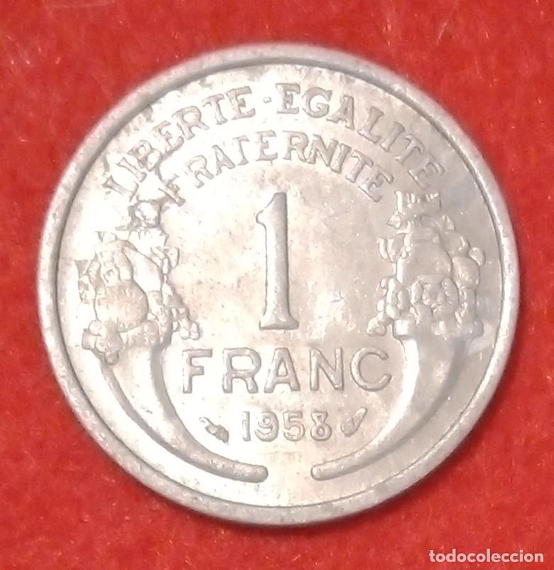 Monedas antiguas de Europa: MONEDA DE FRANCIA 1953 - 1 FRANCO - ALUMINIO