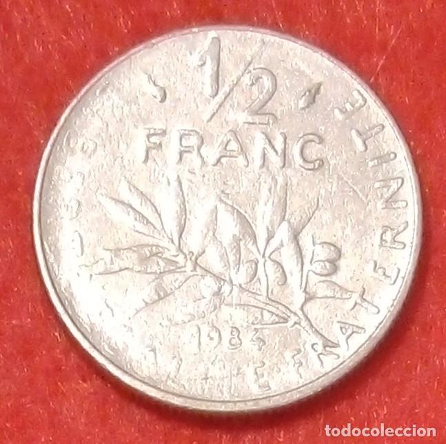 Alte M&uuml;nzen aus Europa: MONEDA DE FRANCIA 1984 - &frac12; FRANCO - N&Iacute;QUEL