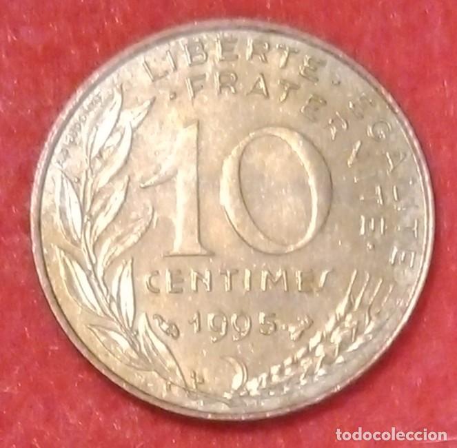 Monedas antiguas de Europa: MONEDA DE FRANCIA 1995 - 10 C&Eacute;NTIMOS - ALUMINIO-BRONCE