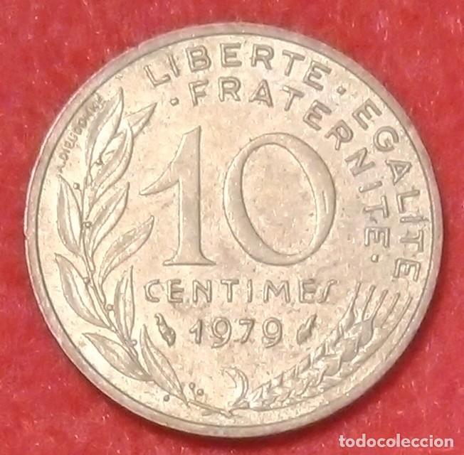 Monedas antiguas de Europa: MONEDA DE FRANCIA 1979 - 10 C&Eacute;NTIMOS - ALUMINIO-BRONCE