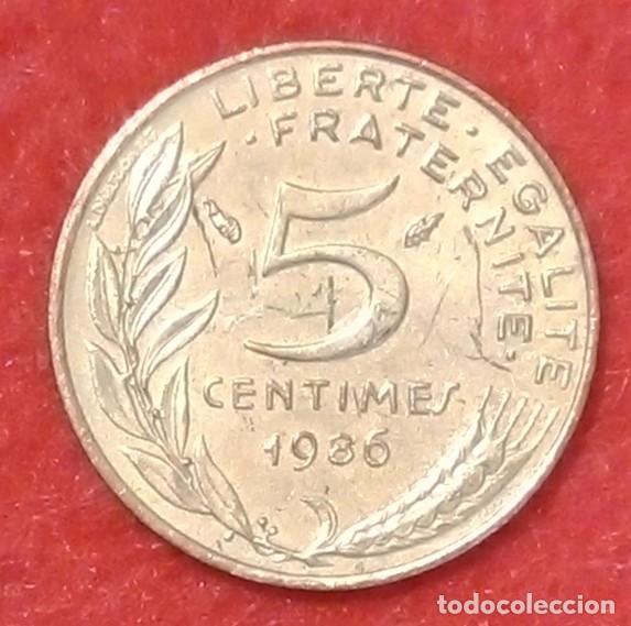 Monedas antiguas de Europa: MONEDA DE FRANCIA 1986 - 5 C&Eacute;NTIMOS - ALUMINIO-BRONCE