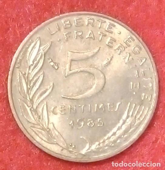 Monedas antiguas de Europa: MONEDA DE FRANCIA 1985 - 5 C&Eacute;NTIMOS - ALUMINIO-BRONCE