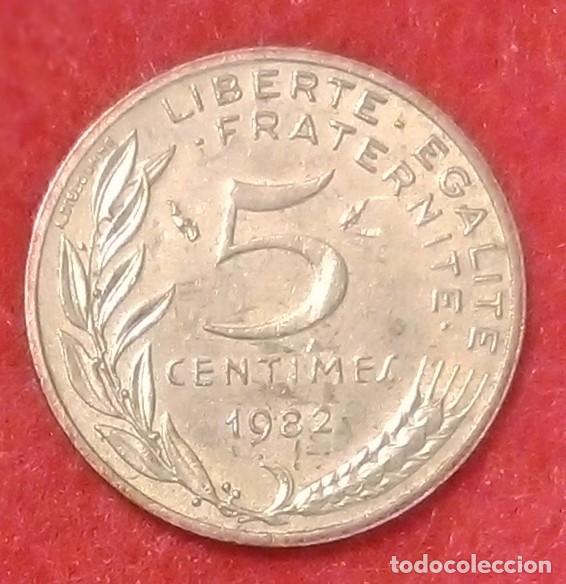 Monedas antiguas de Europa: MONEDA DE FRANCIA 1982 - 5 C&Eacute;NTIMOS - ALUMINIO-BRONCE