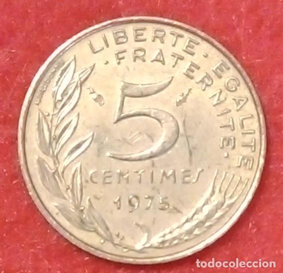 Monedas antiguas de Europa: MONEDA DE FRANCIA 1975 - 5 C&Eacute;NTIMOS - ALUMINIO-BRONCE
