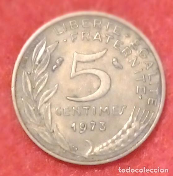 Monedas antiguas de Europa: MONEDA DE FRANCIA 1973 - 5 C&Eacute;NTIMOS - ALUMINIO-BRONCE