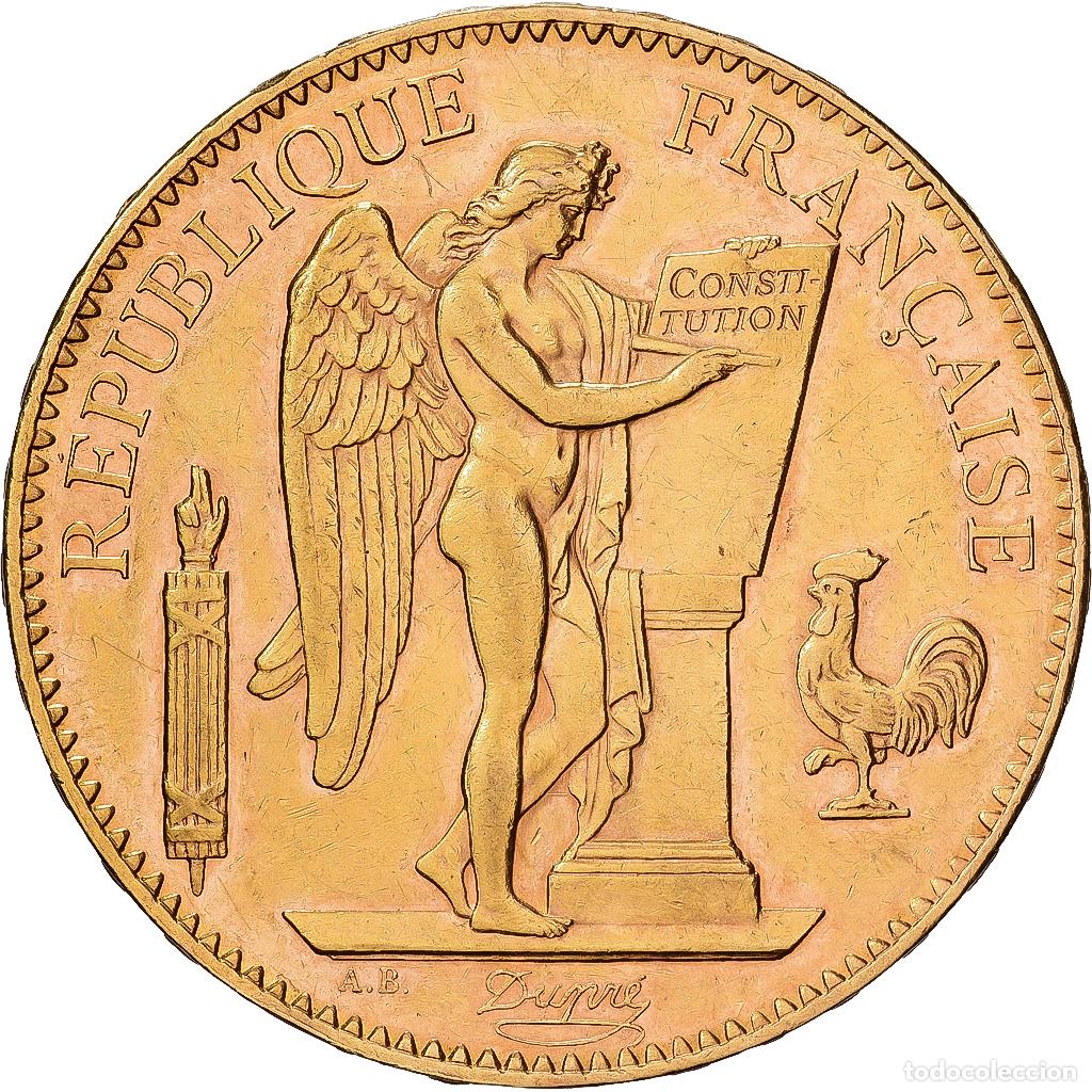 Monedas antiguas de Europa: [#1117857] Francia, 100 Francs, 1907, Paris, Oro, MBC+, KM:858