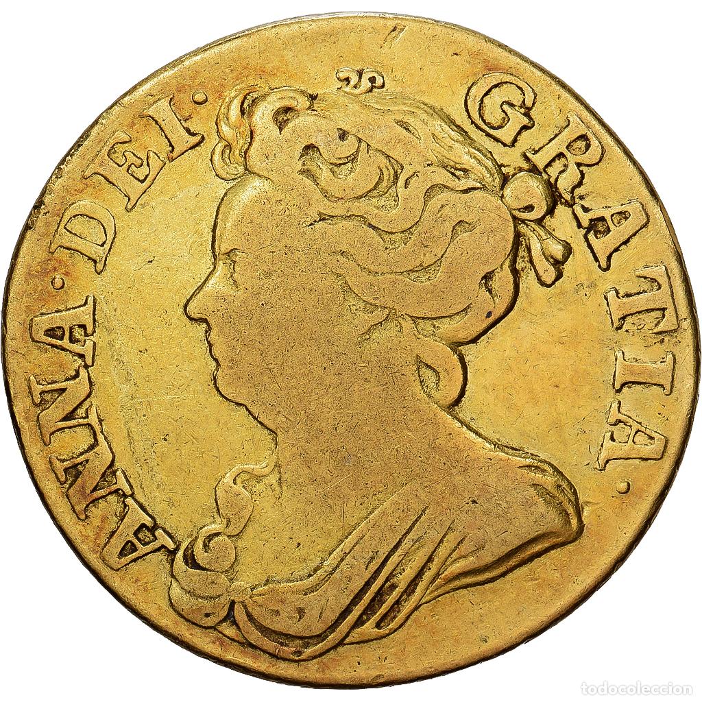 Monedas antiguas de Europa: [#1545023] Gran Breta&ntilde;a, Anna, 1 Guinea, 1710, London, Oro, BC+, KM:534