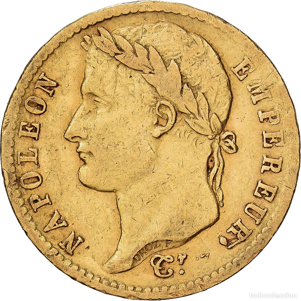 Monedas antiguas de Europa: [#1509948] Francia, 20 Francs, Napol&eacute;on I, 1812, Paris, Oro, BC+, KM:695.1