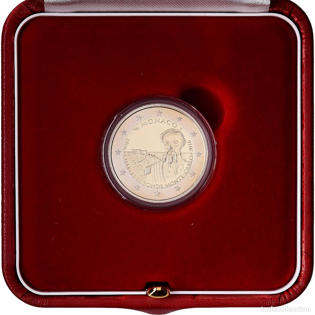 Monedas antiguas de Europa: [#1545005] M&oacute;naco, Albert II, 2 Euro, fondation de Monte-Carlo, Prueba, 2016, MDP