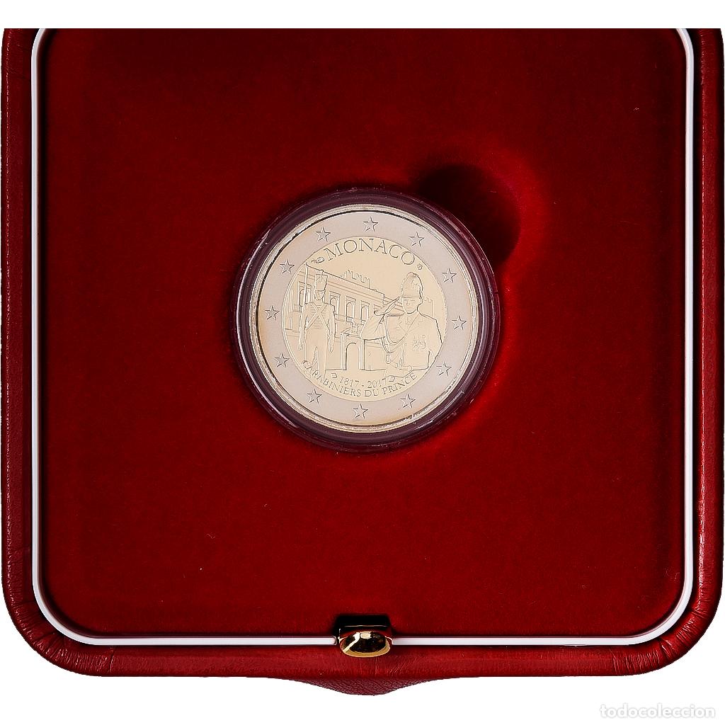 Monedas antiguas de Europa: [#1545006] M&oacute;naco, Albert II, 2 Euro, bicentenaire des carabiniers, Prueba, 2017, MDP
