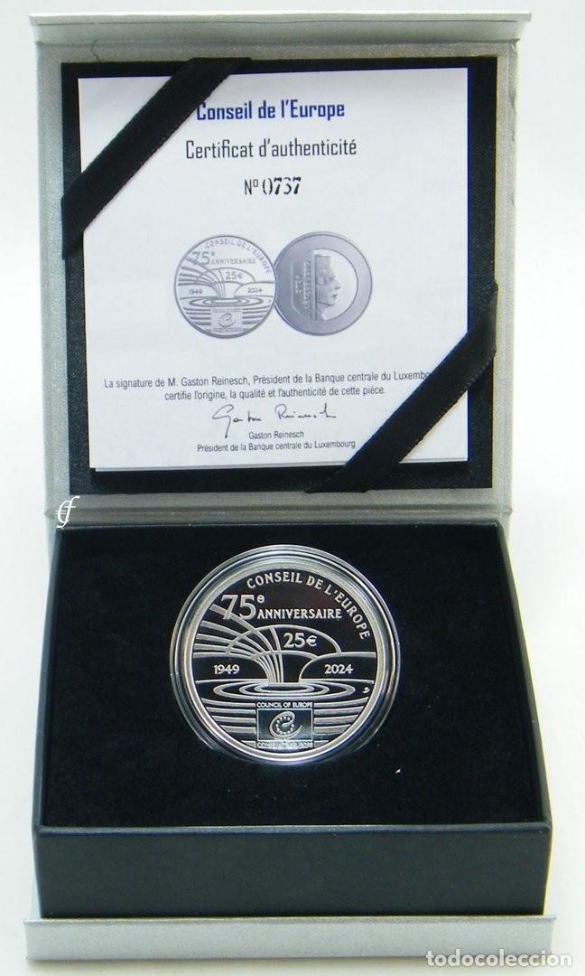 Monedas antiguas de Europa: Moneda 25&euro; Plata PROOF Luxemburgo 2024.