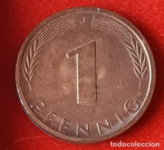 Monedas antiguas de Europa: MONEDA DE ALEMANIA 1974 - 1 PFENNING, CECA J - ACERO-COBRE