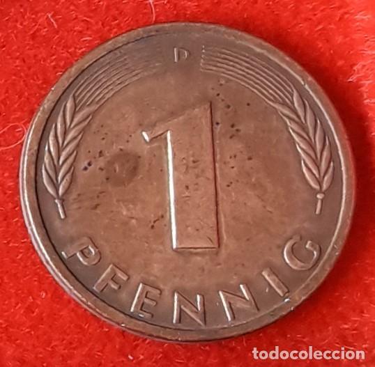 Monedas antiguas de Europa: MONEDA DE ALEMANIA 1979 - 1 PFENNING, CECA D - ACERO-COBRE