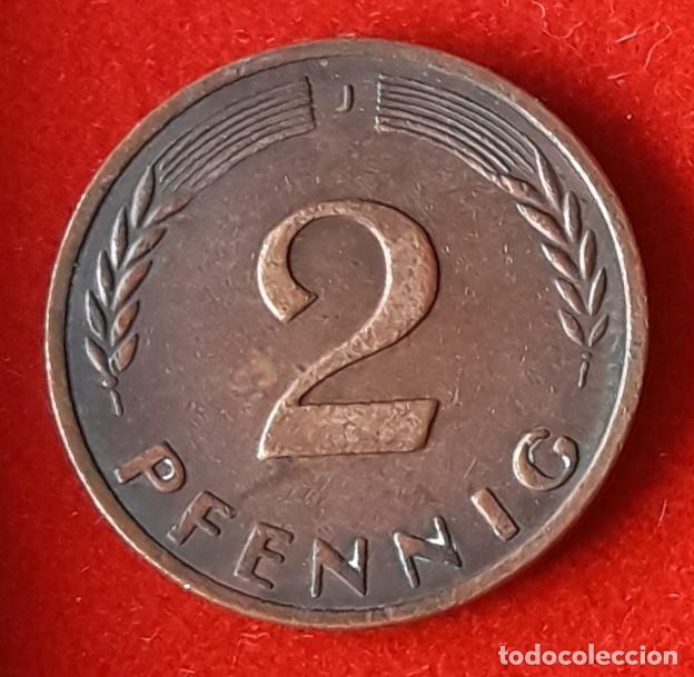 Monedas antiguas de Europa: MONEDA DE ALEMANIA 1971 - 2 PFENNING, CECA J - ACERO-COBRE