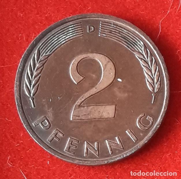 Monedas antiguas de Europa: MONEDA DE ALEMANIA 1978 - 2 PFENNING, CECA D - ACERO-COBRE