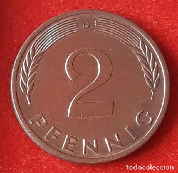 Monedas antiguas de Europa: MONEDA DE ALEMANIA 1979 - 2 PFENNING, CECA D - ACERO-COBRE