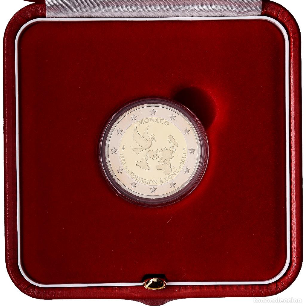 Monedas antiguas de Europa: [#1545003] M&oacute;naco, Albert II, 2 Euro, Admission to the United Nations, Prueba, 2013, MDP
