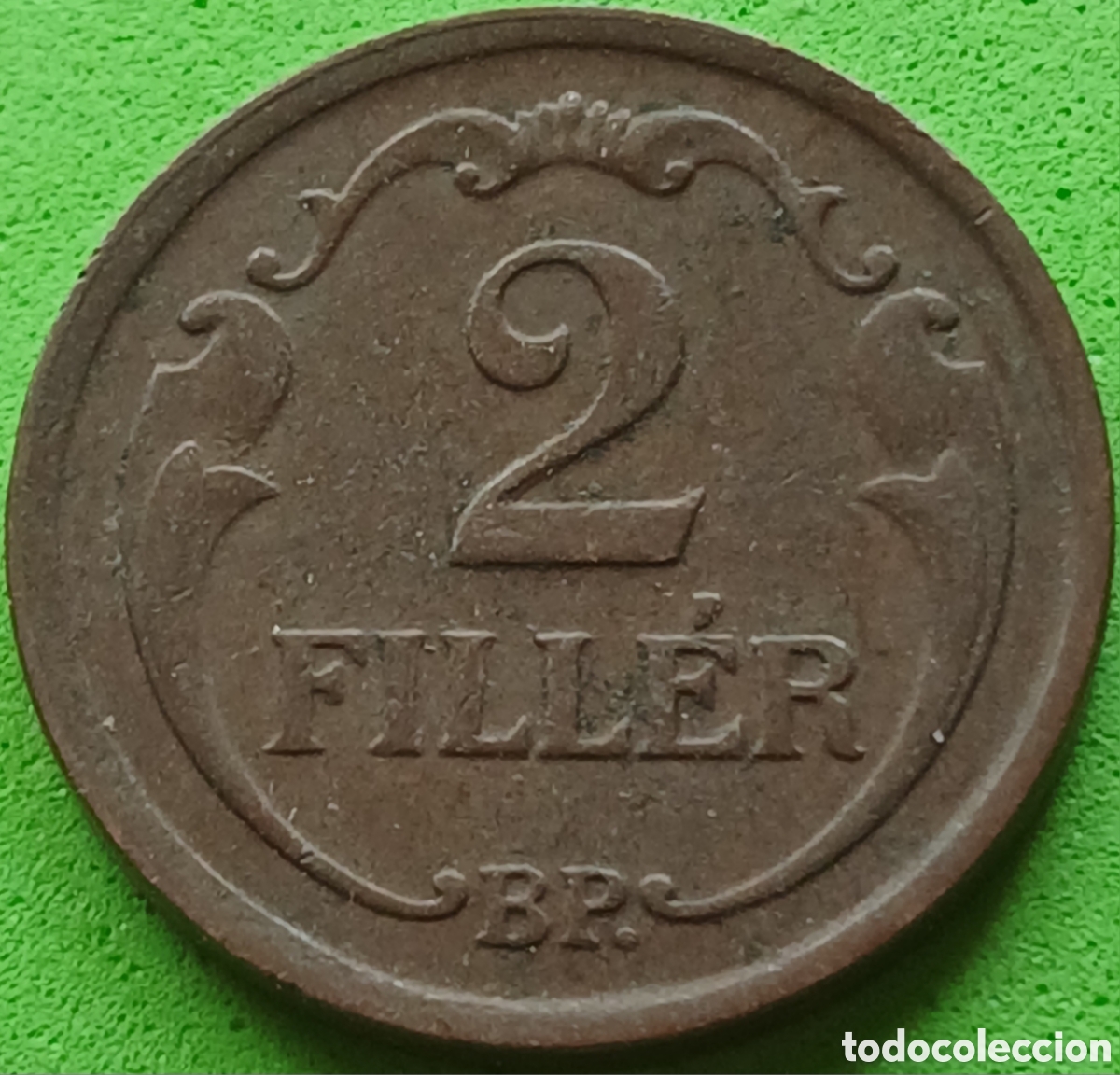 Monedas antiguas de Europa: Hungr&iacute;a 2 filler 1926 km#506