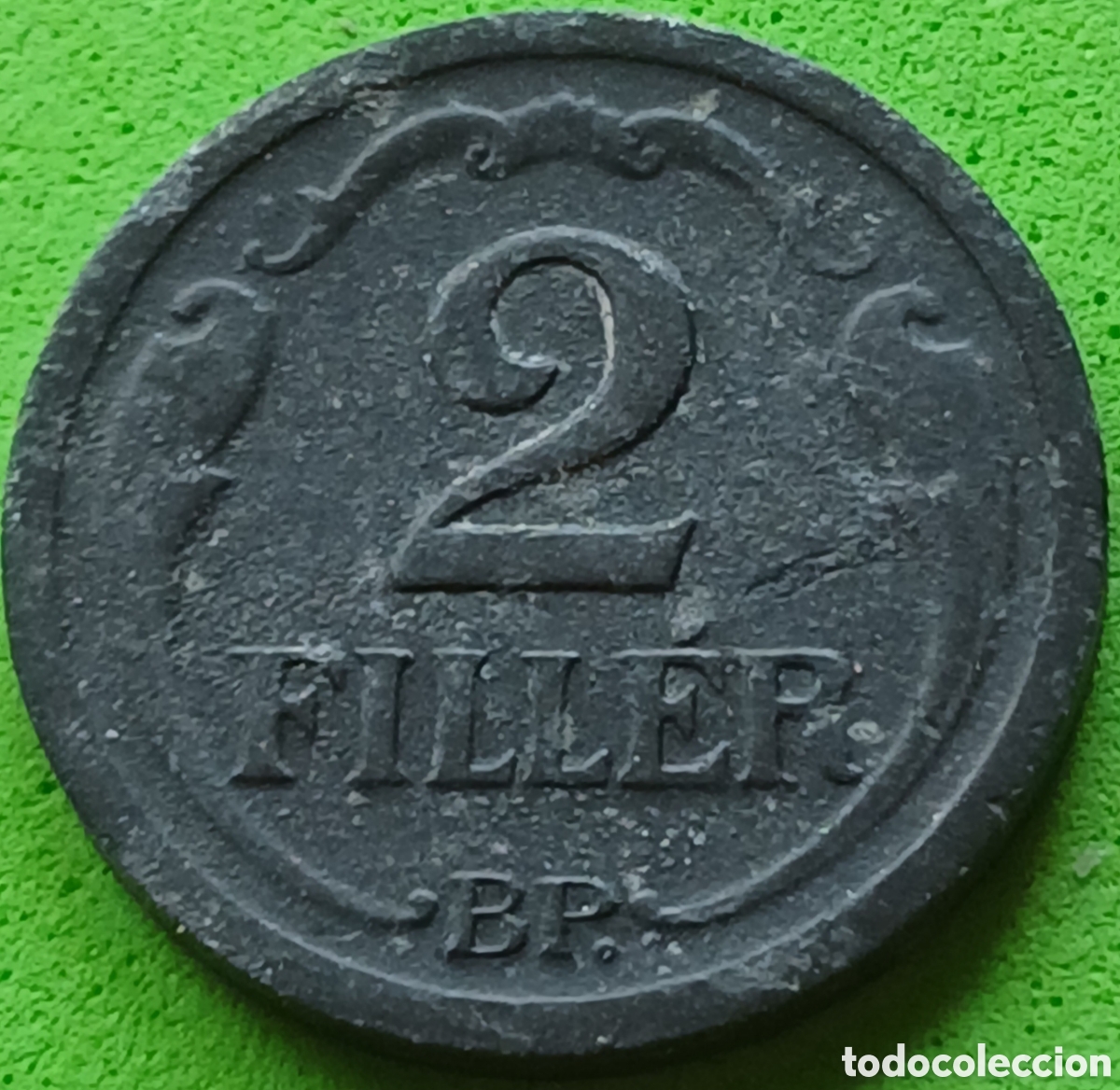 Monedas antiguas de Europa: Hungr&iacute;a 2 filler 1944 km#519