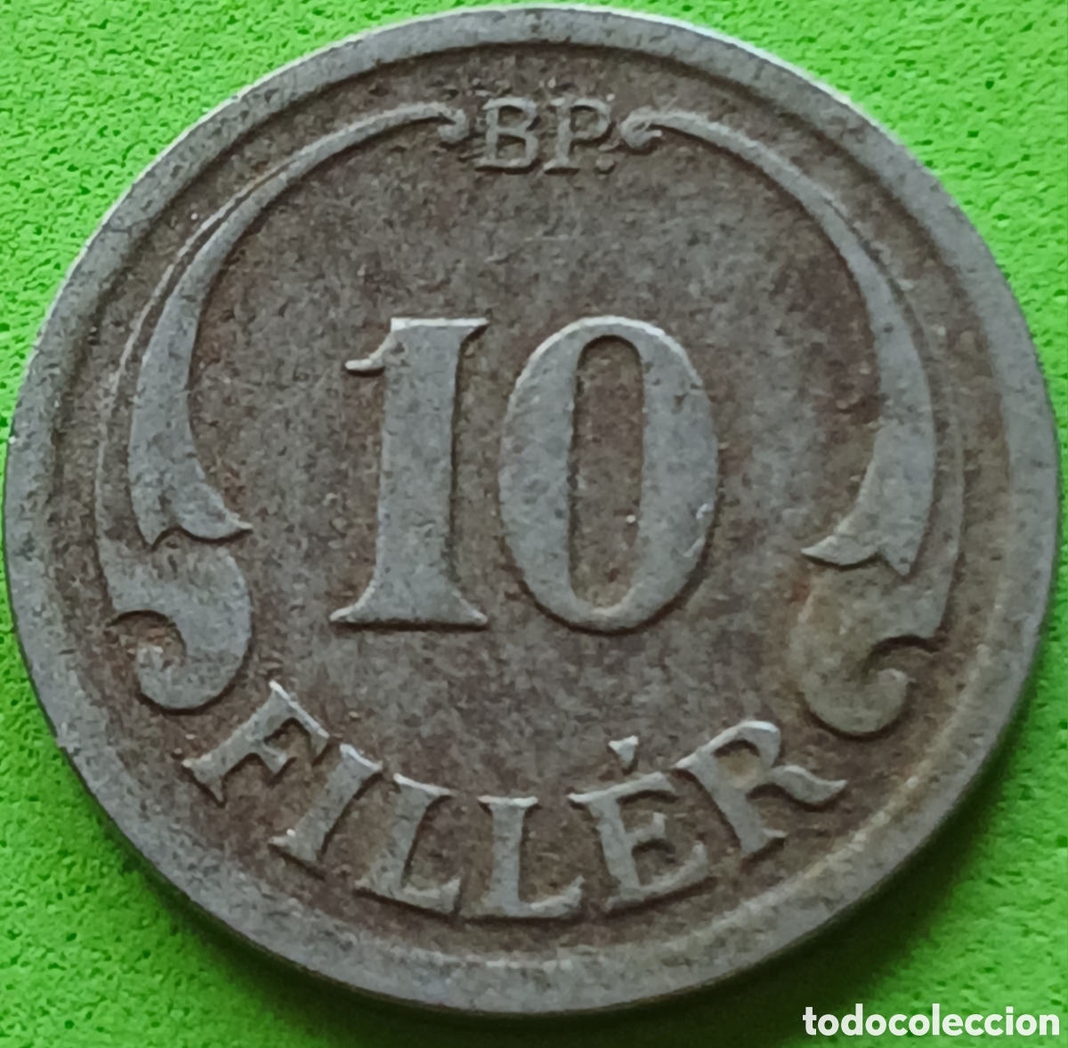Alte M&uuml;nzen aus Europa: Hungr&iacute;a 10 filler 1940 km#507a magn&eacute;tica